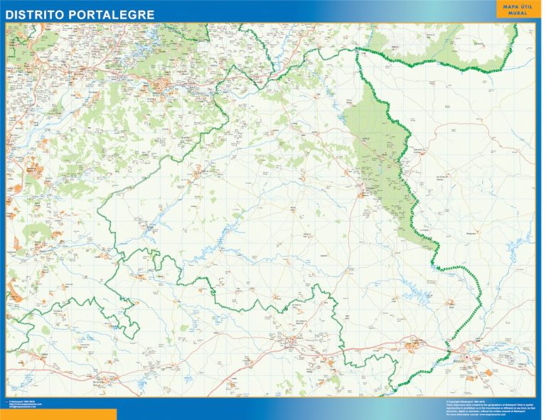 Mapa distrito Portalegre