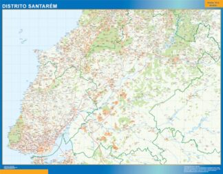 Mapa distrito Santarem 1