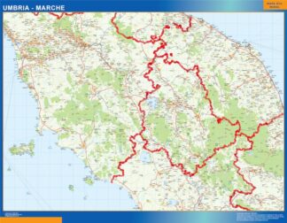 Mapa región Marche