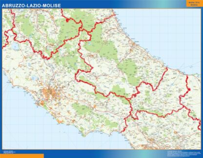 Mapa región Molise