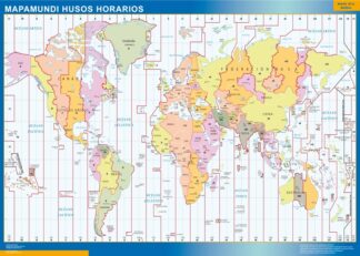 Mapamundi Husos Horarios