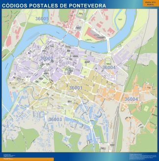 Pontevedra códigos postales