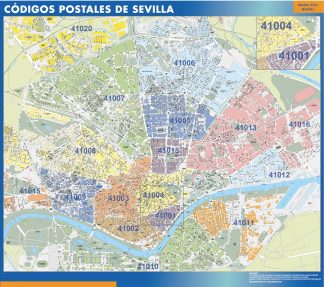 Sevilla códigos postales